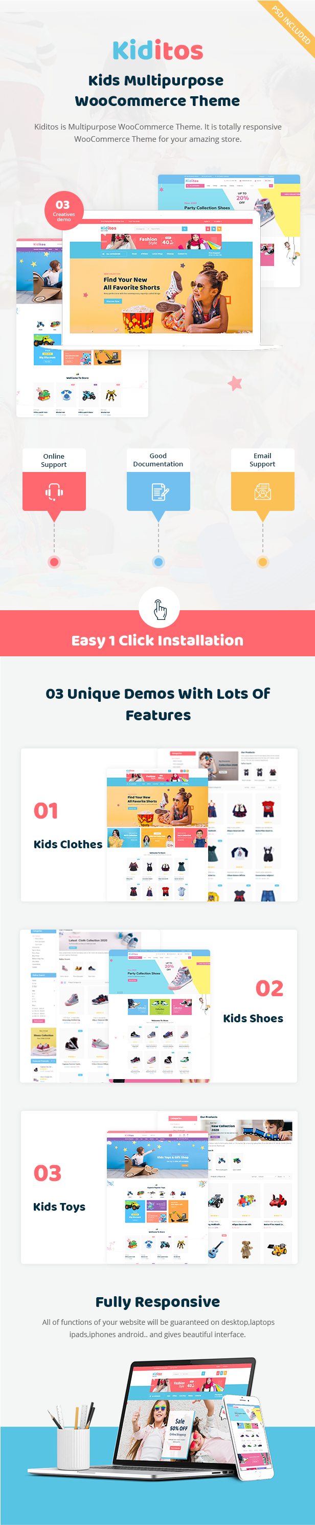 Kiditos WooCommerce Theme