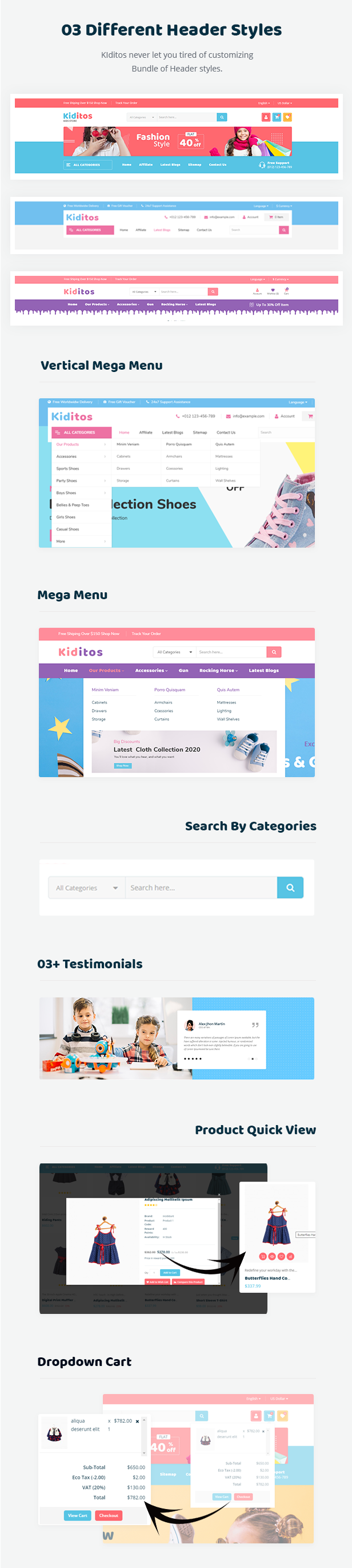 Kiditos WooCommerce Theme