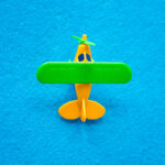 Rattles blue baby toy