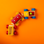 Puzzle red and yellow